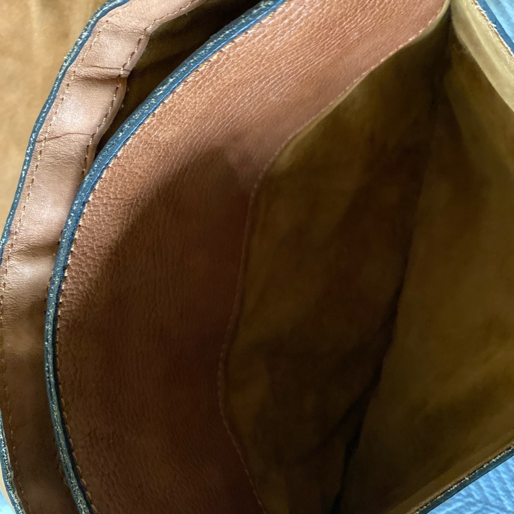Patricia Nash brown leather crossbody satchel bag - Picture 3 of 10